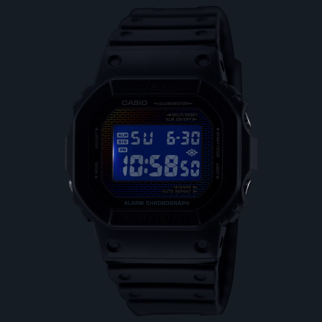 Reloj Digital Casual Negro de Hombre