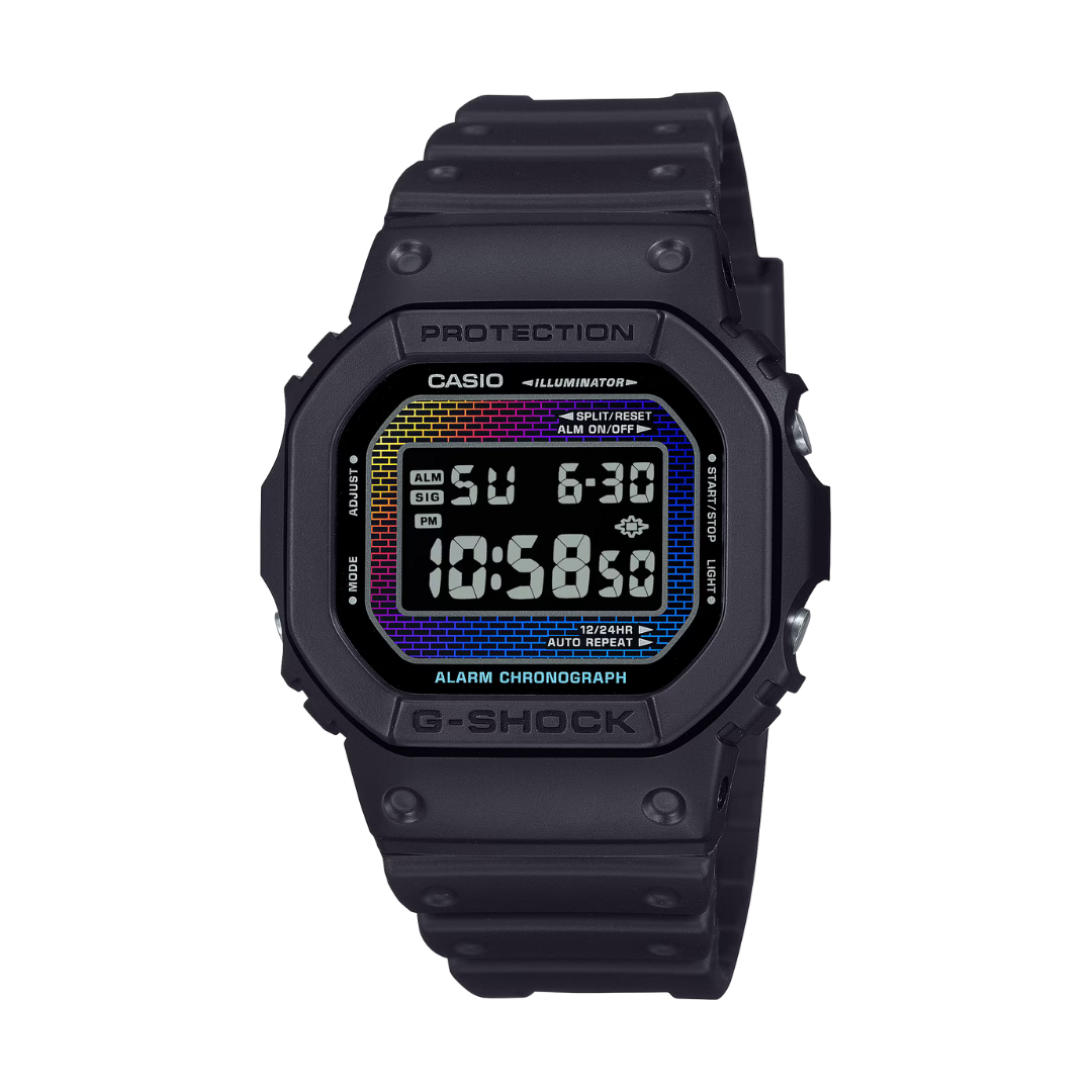 Reloj Digital Casual Negro de Hombre