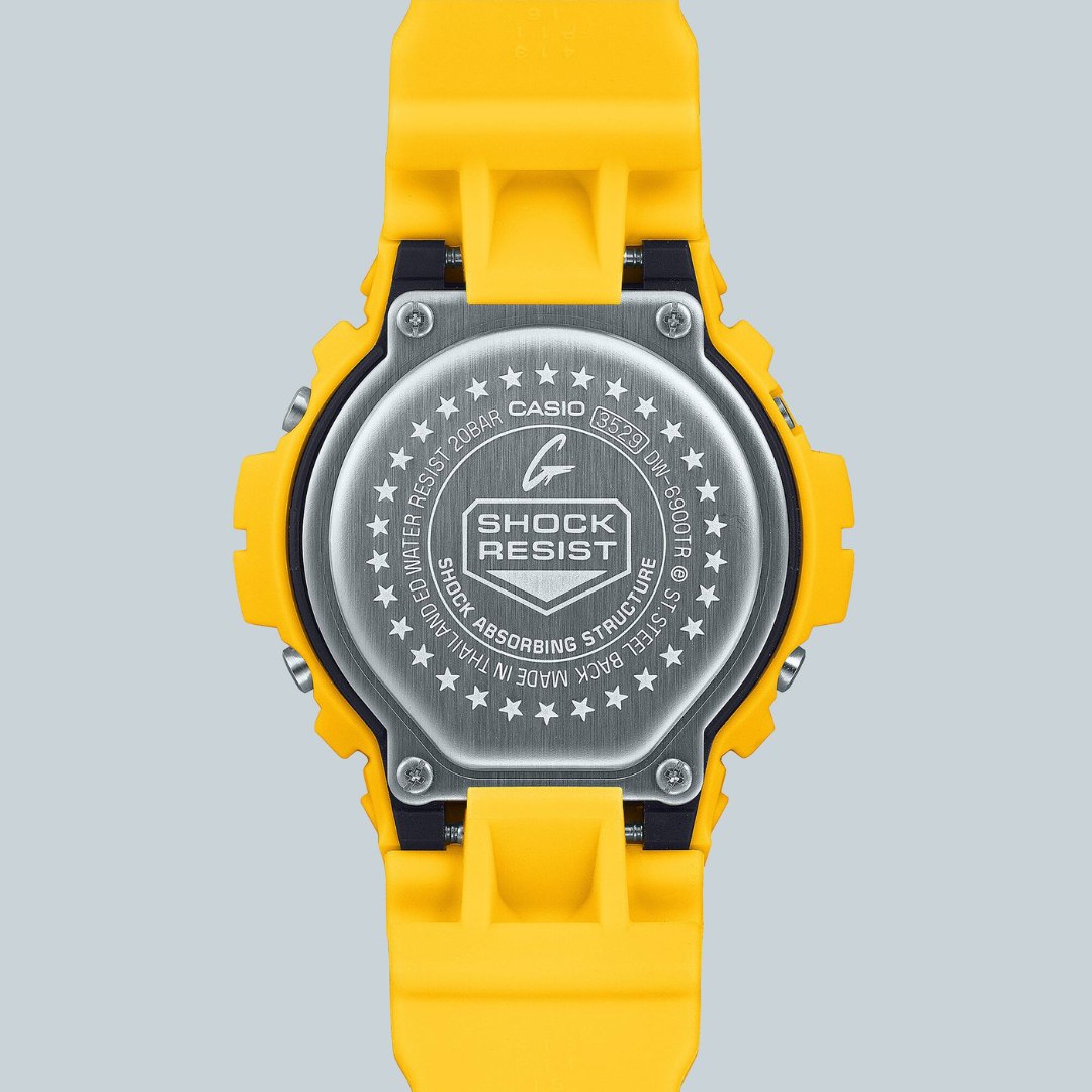 Reloj Digital Casual Amarillo de Hombre