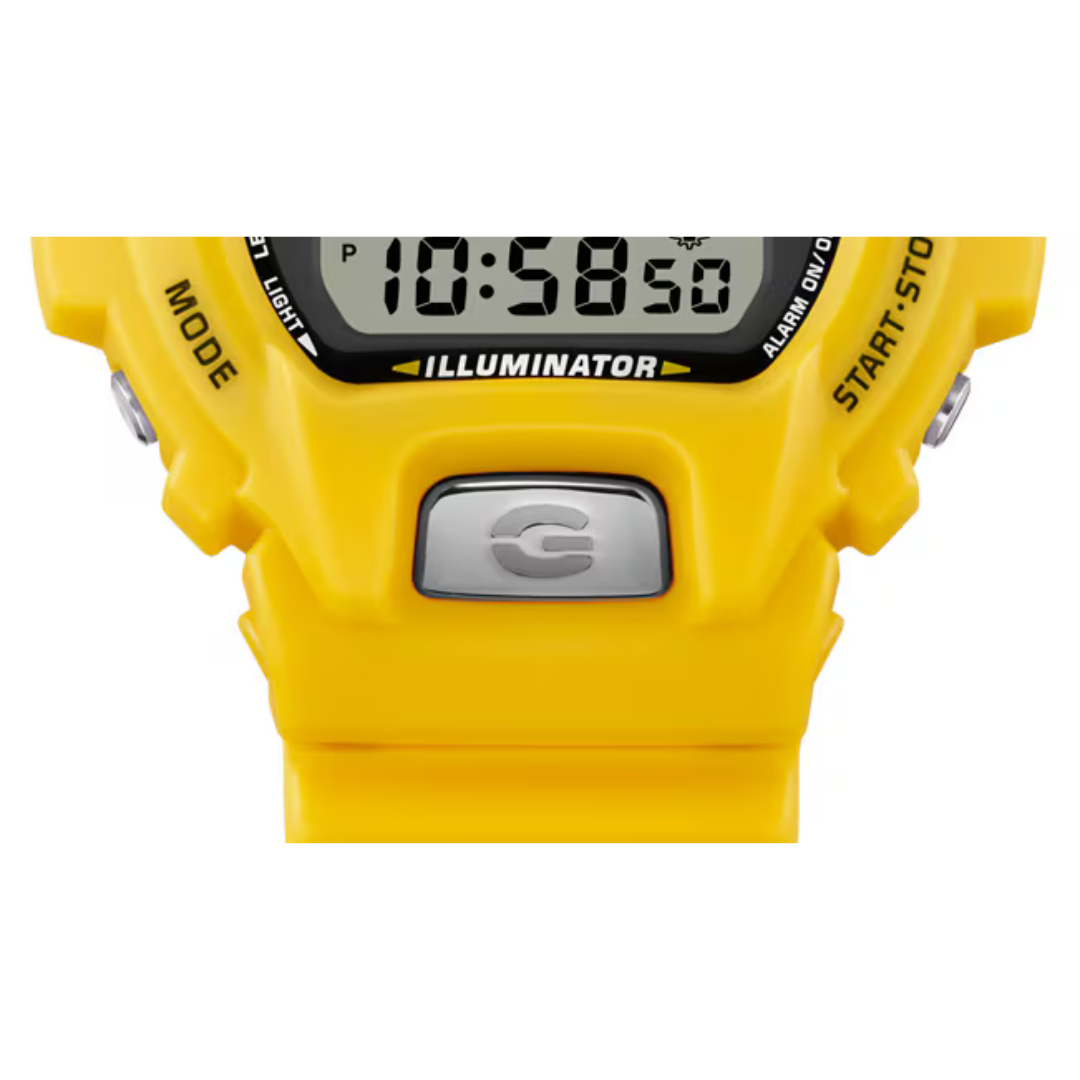Reloj Digital Casual Amarillo de Hombre