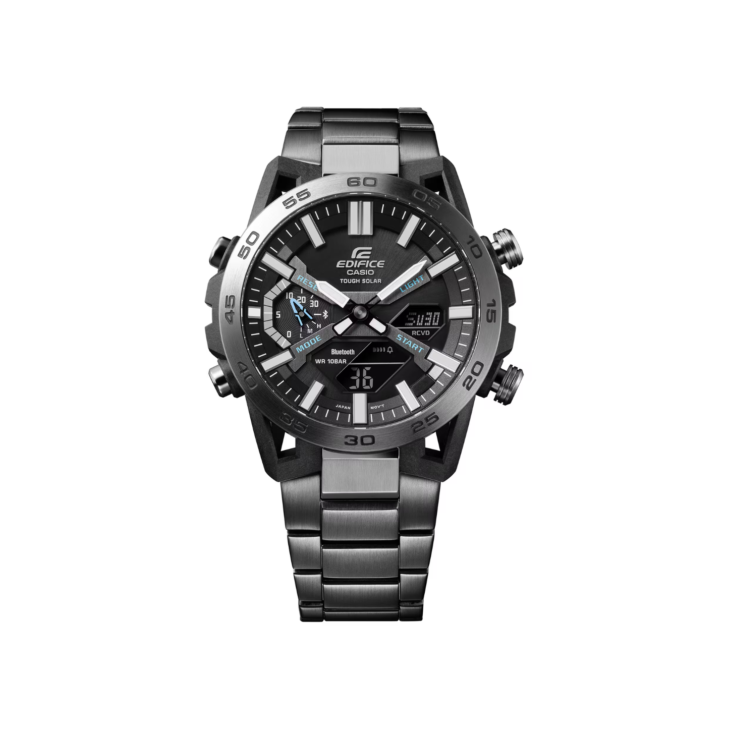 Reloj Análogo Digital Casual Gris de Hombre