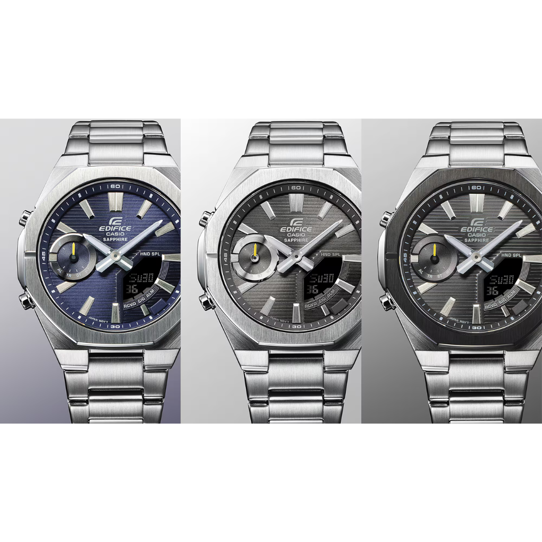 Reloj Análogo Digital Sport Plateado de Hombre