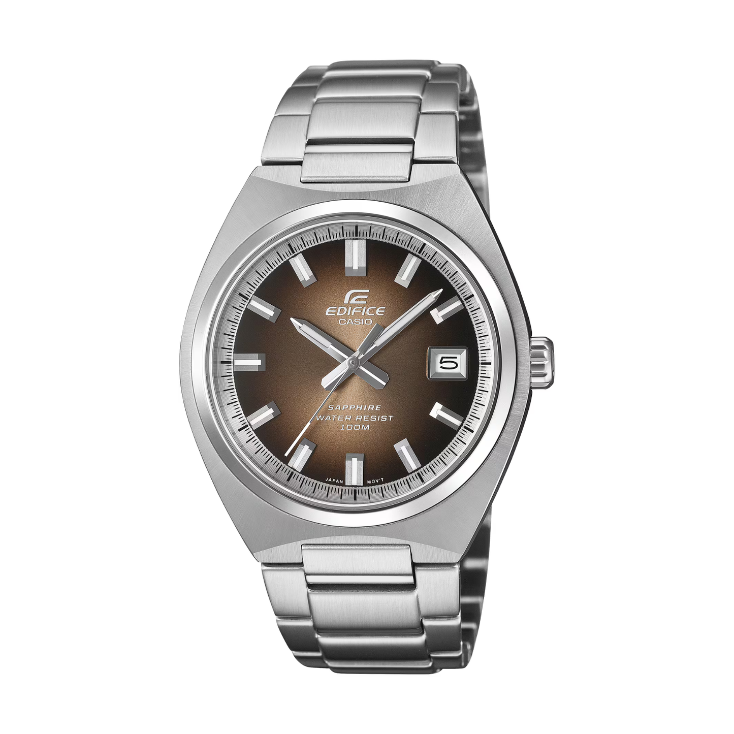 Reloj Análogo Deportivo Plateado de Hombre