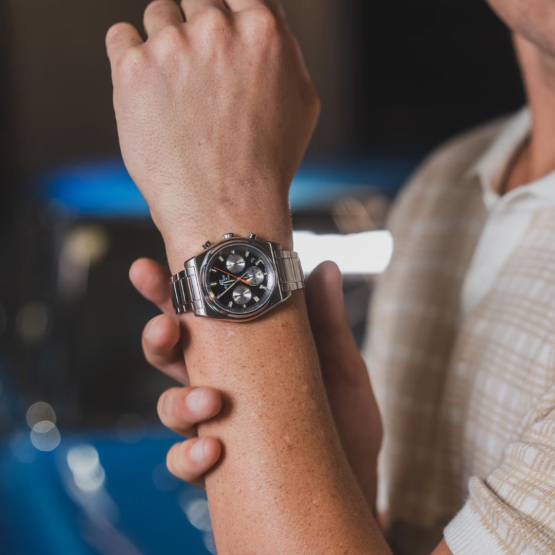 Reloj Análogo Sport Plateado de Hombre