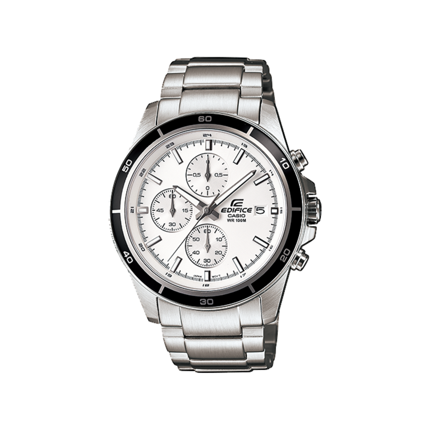 Reloj Análogo Deportivo Plateado de Hombre