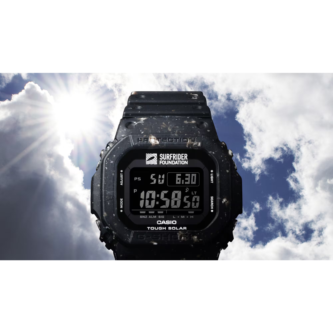 Reloj Digital Casual Negro de Hombre Colaboración Surfrider Foundation