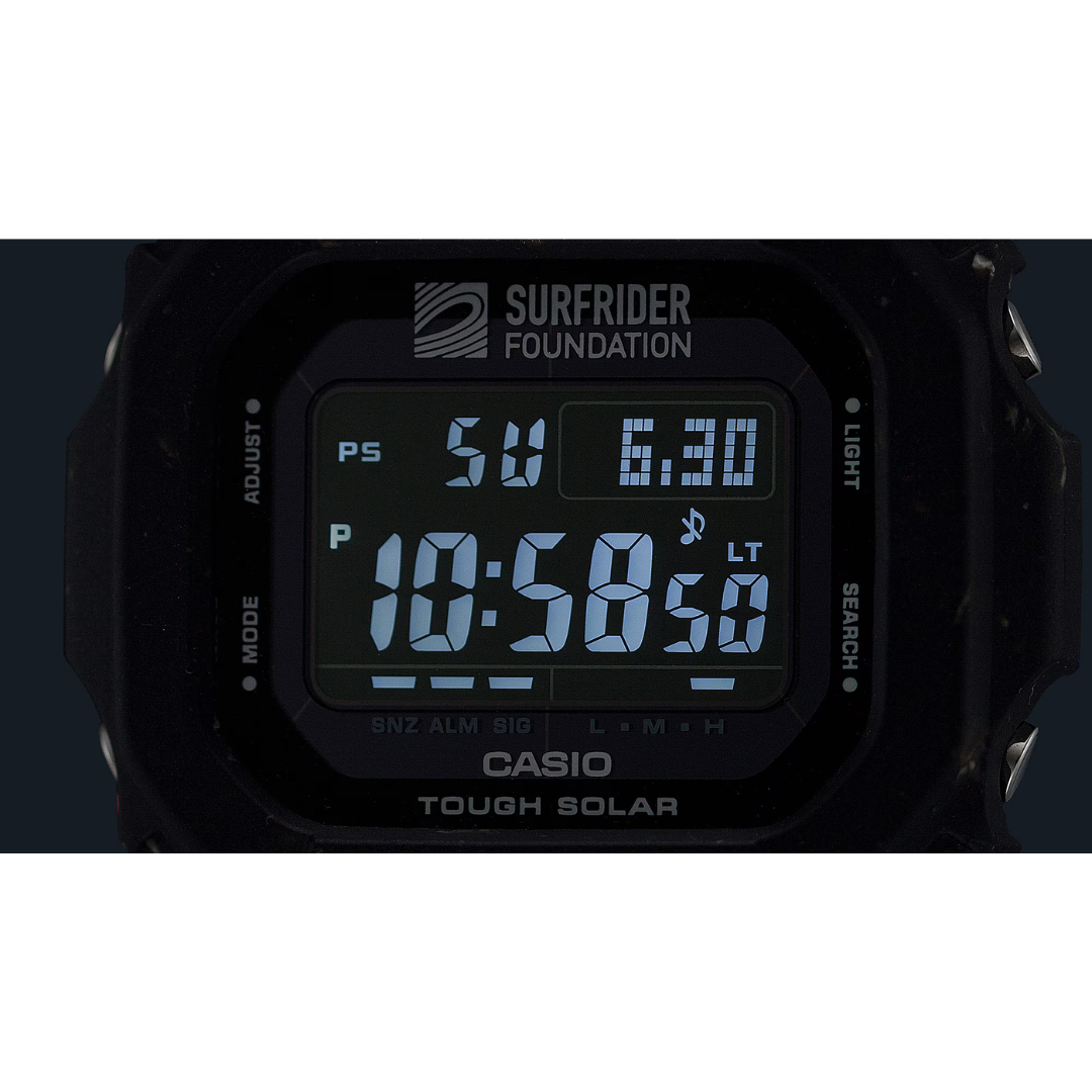 Reloj Digital Casual Negro de Hombre Colaboración Surfrider Foundation