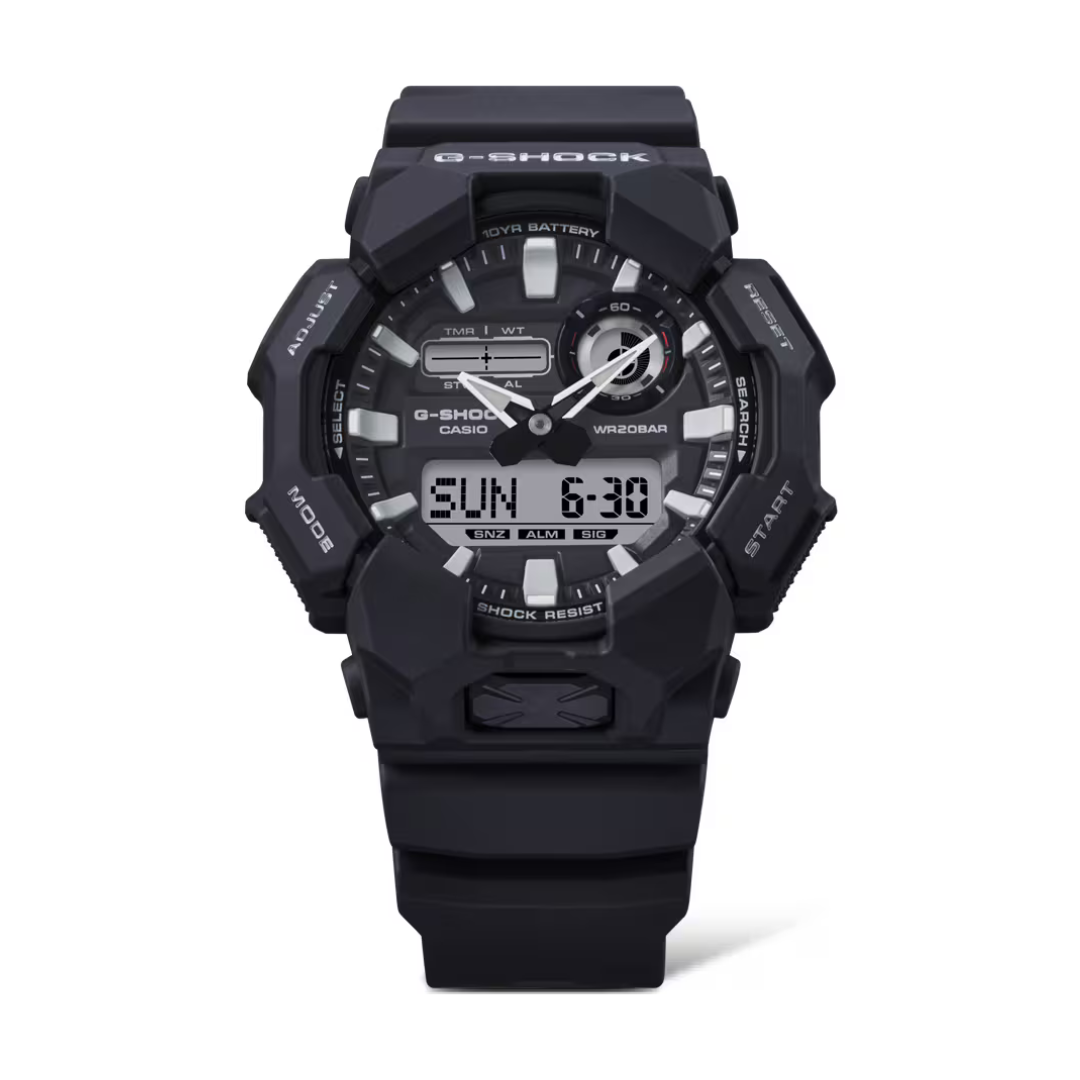 Reloj Análogo Digital Casual Negro de Hombre