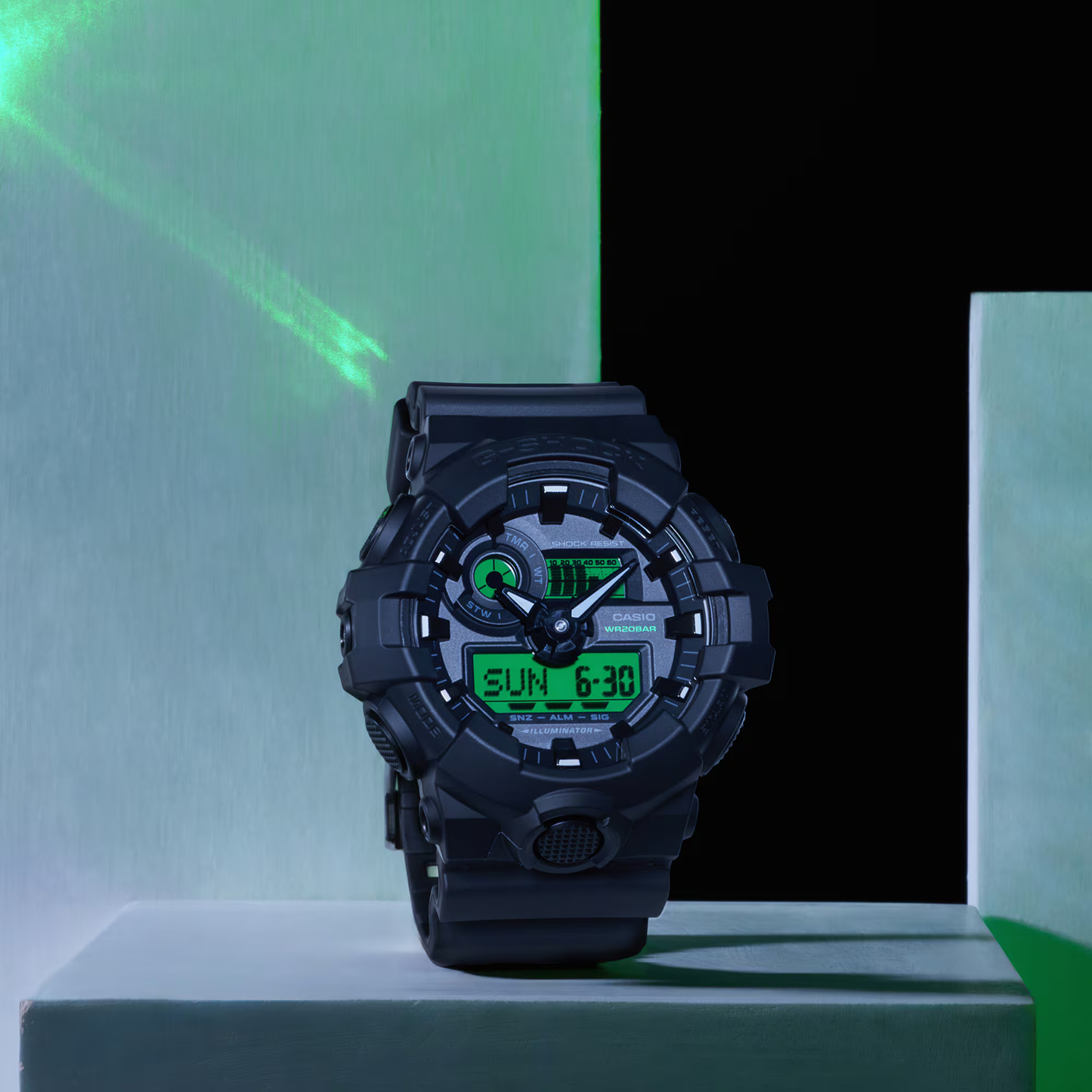 Reloj Análogo Digital Deportivo Negro de Hombre