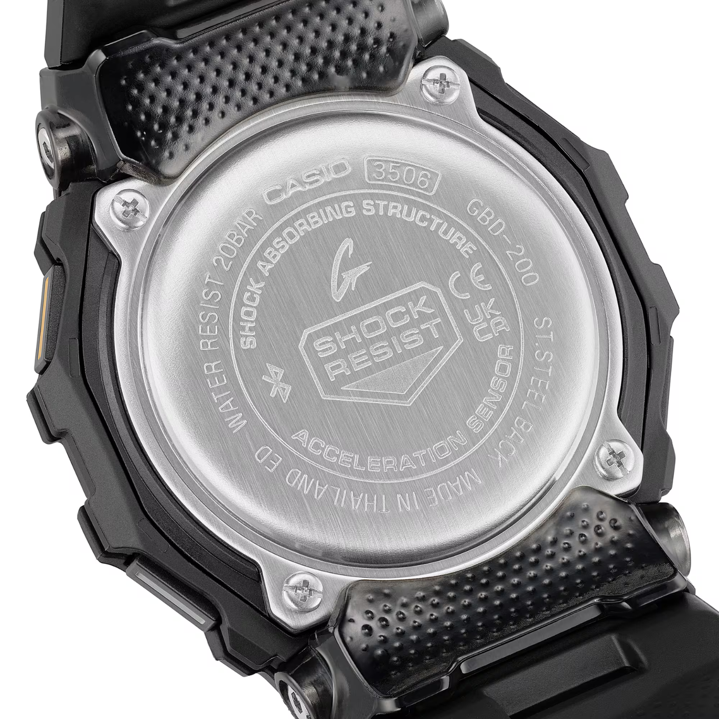 Reloj Análogo Deportivo Negro de Hombre