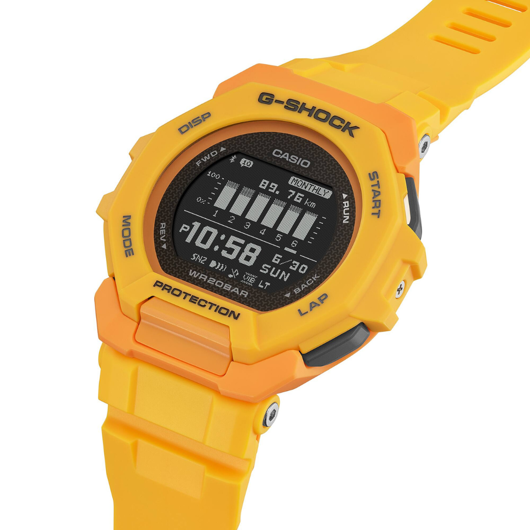 Reloj Digital Bluetooth Sport Amarillo de Hombre