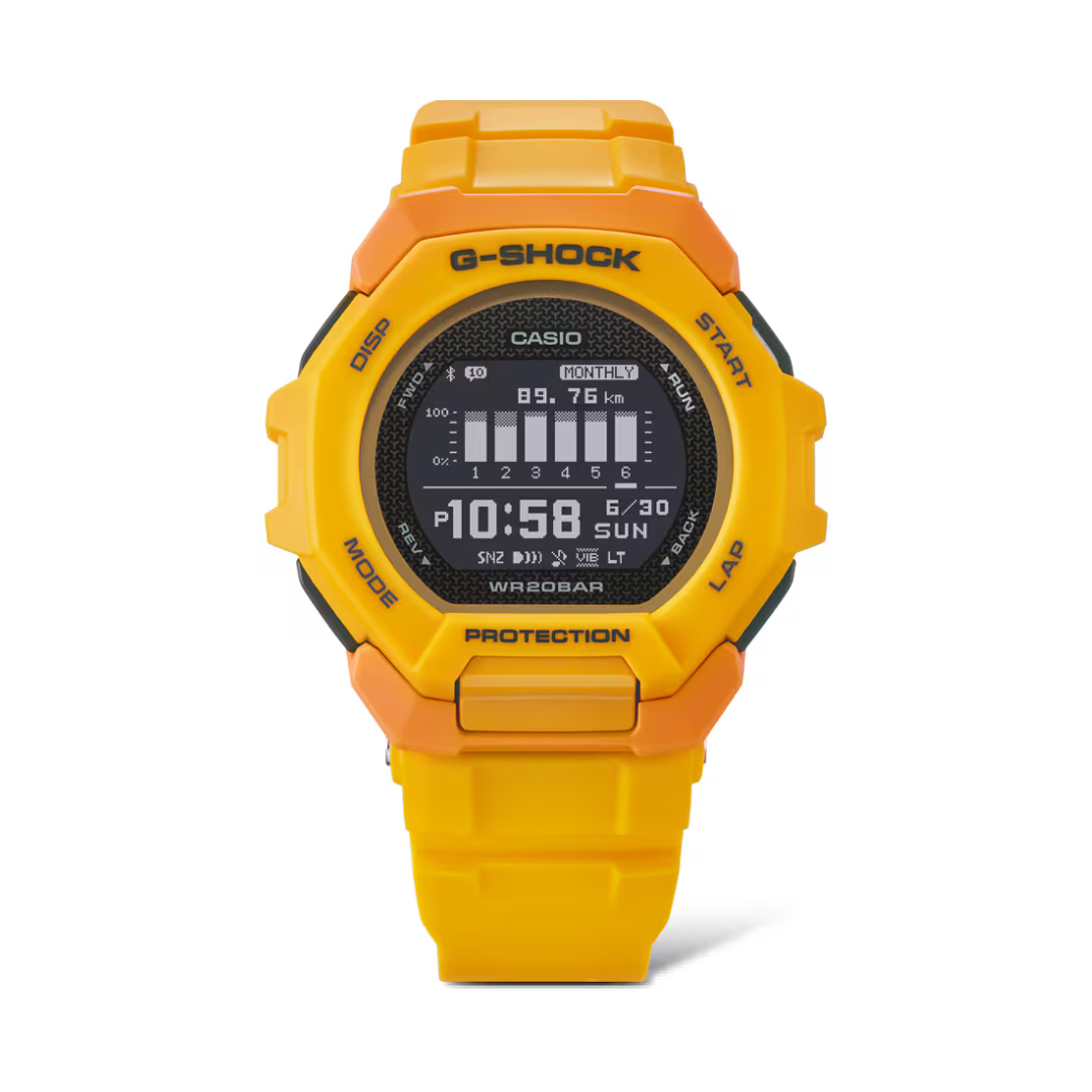 Reloj Digital Bluetooth Sport Amarillo de Hombre