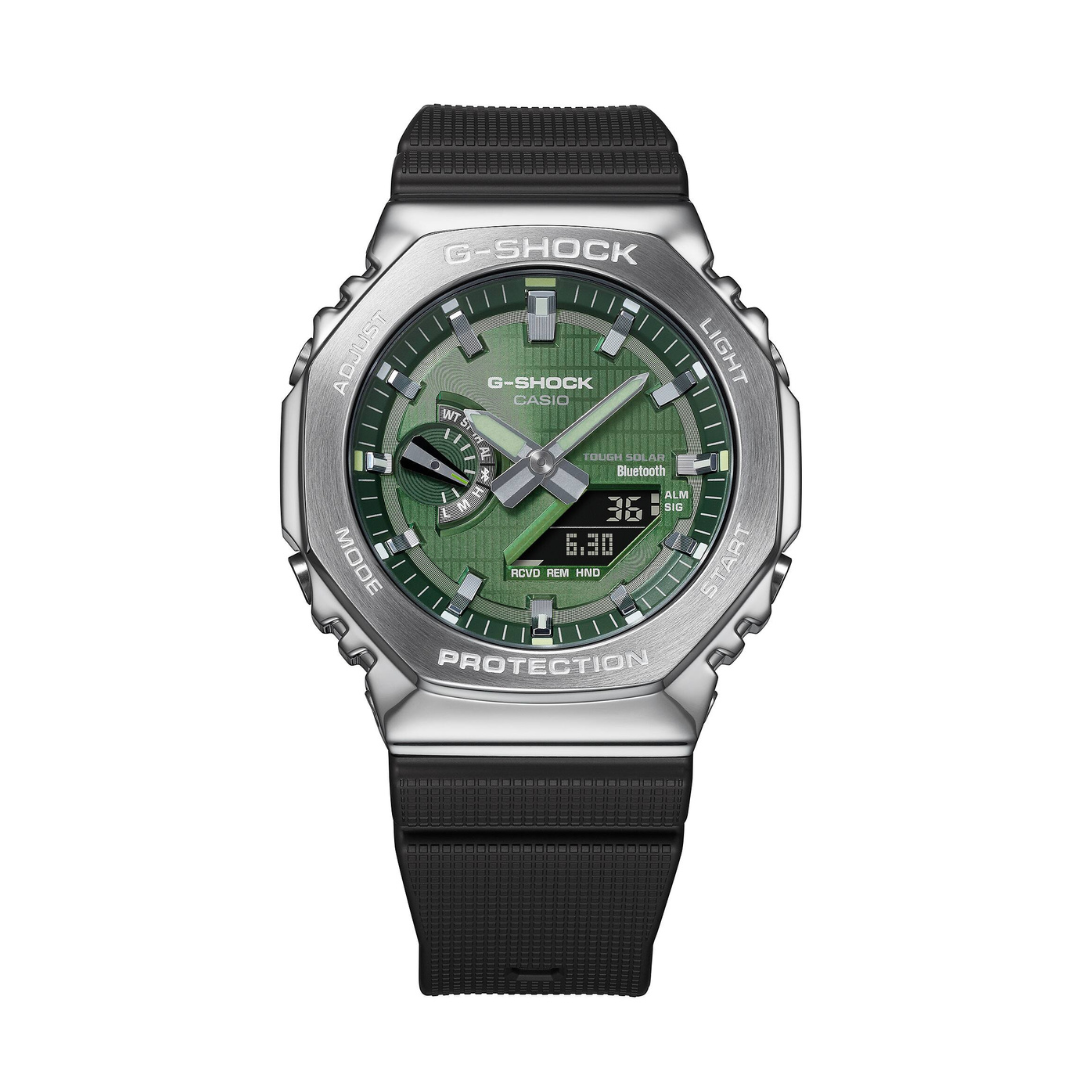 Reloj Análogo Digital Bluetooth Ejecutivo Plateado de Hombre