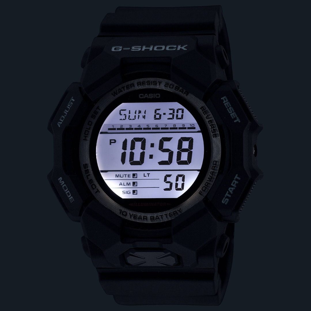 Reloj Digital Casual Negro de Hombre