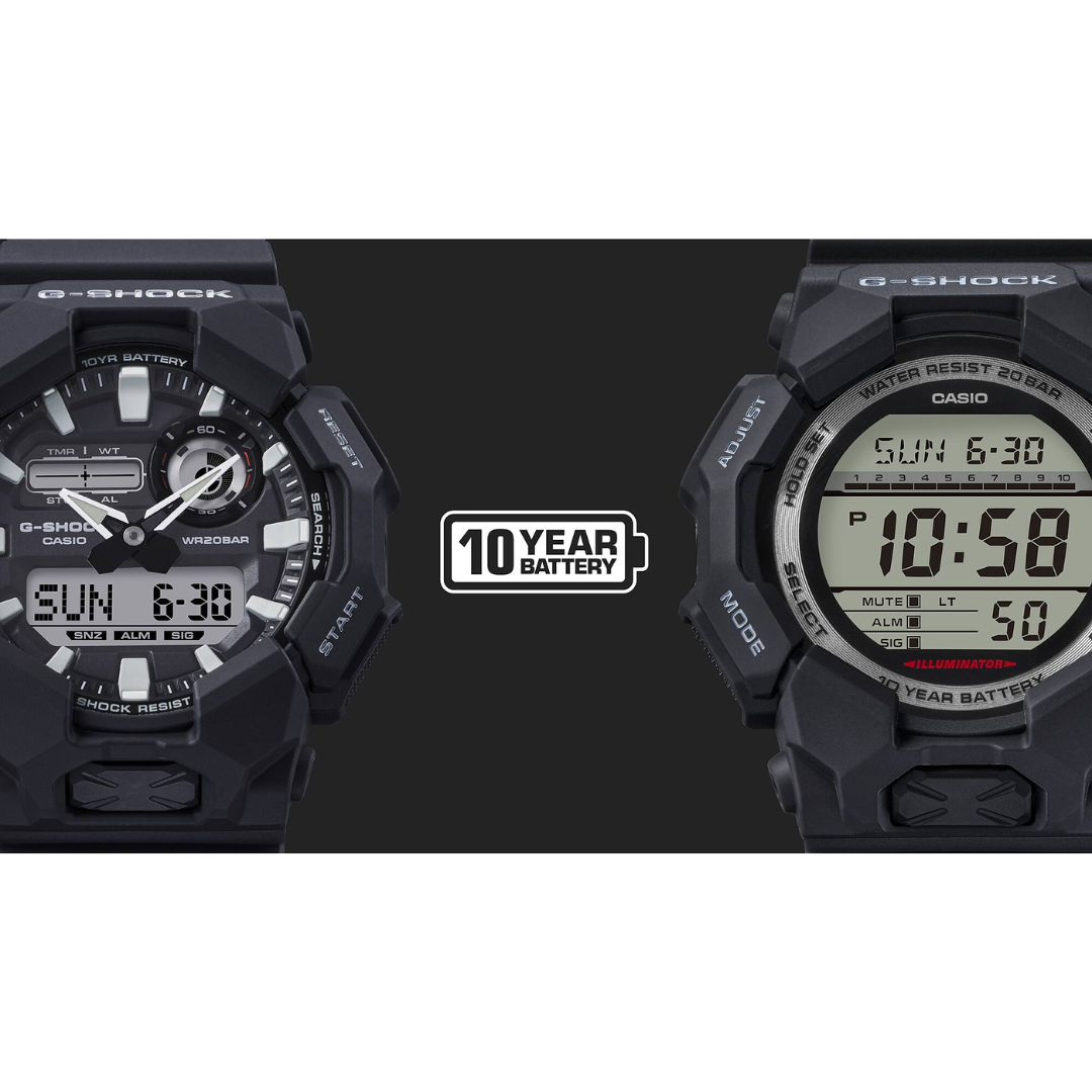 Reloj Digital Casual Negro de Hombre