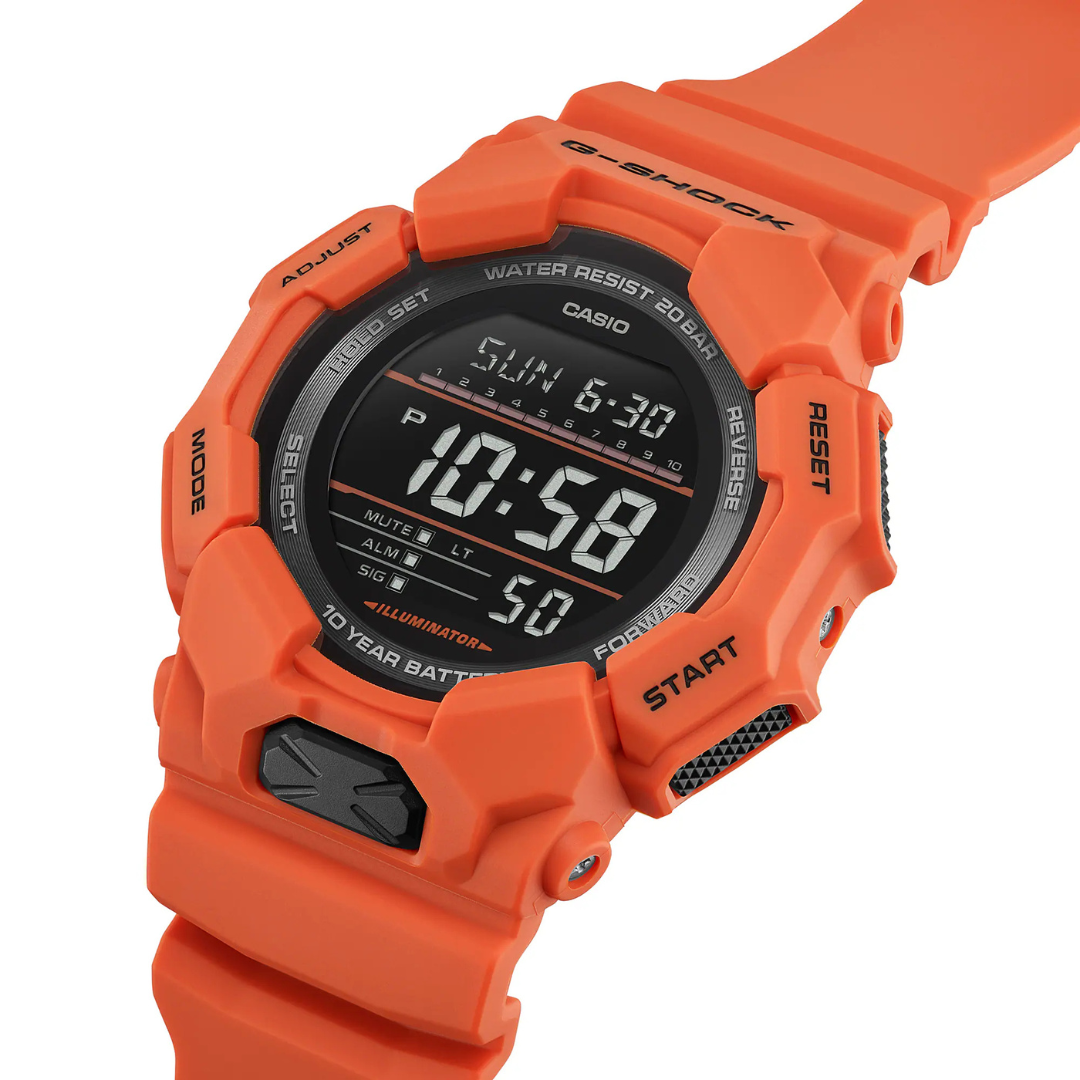 Reloj Digital Casual Naranja de Hombre