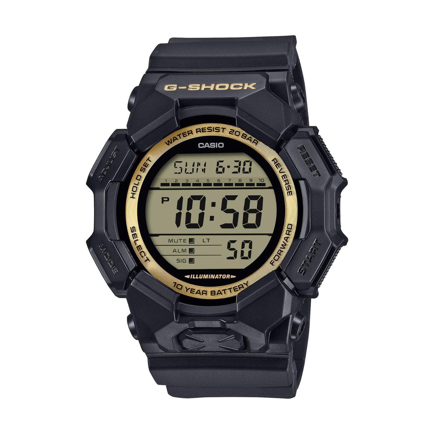 Reloj Digital Deportivo Negro de Hombre