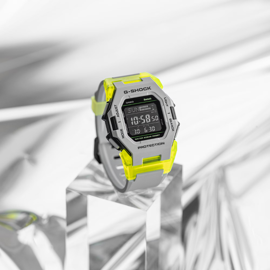 Reloj Digital Casual Gris de Hombre