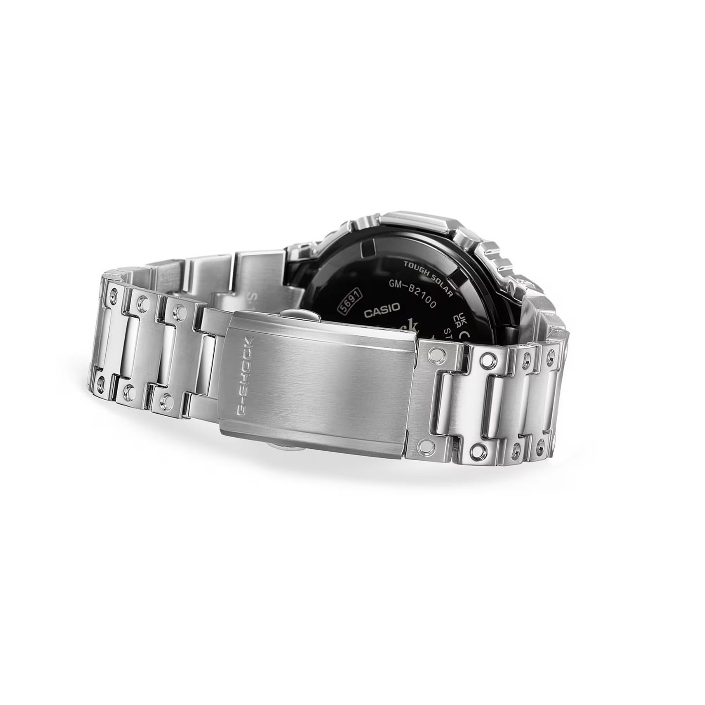 Reloj Análogo Digital Casual Plateado de Hombre