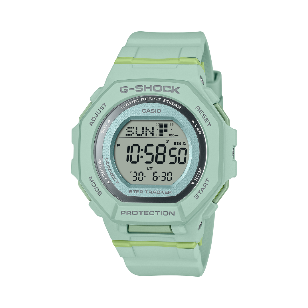 Reloj Digital Sport Bluetooth Verde de Mujer