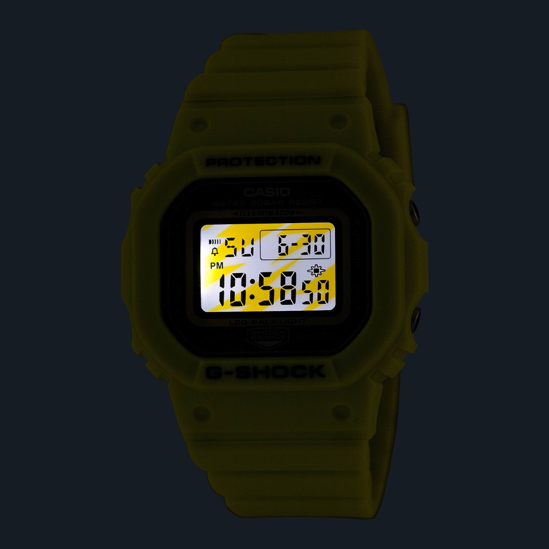Reloj Digital Juvenil Amarillo de Mujer
