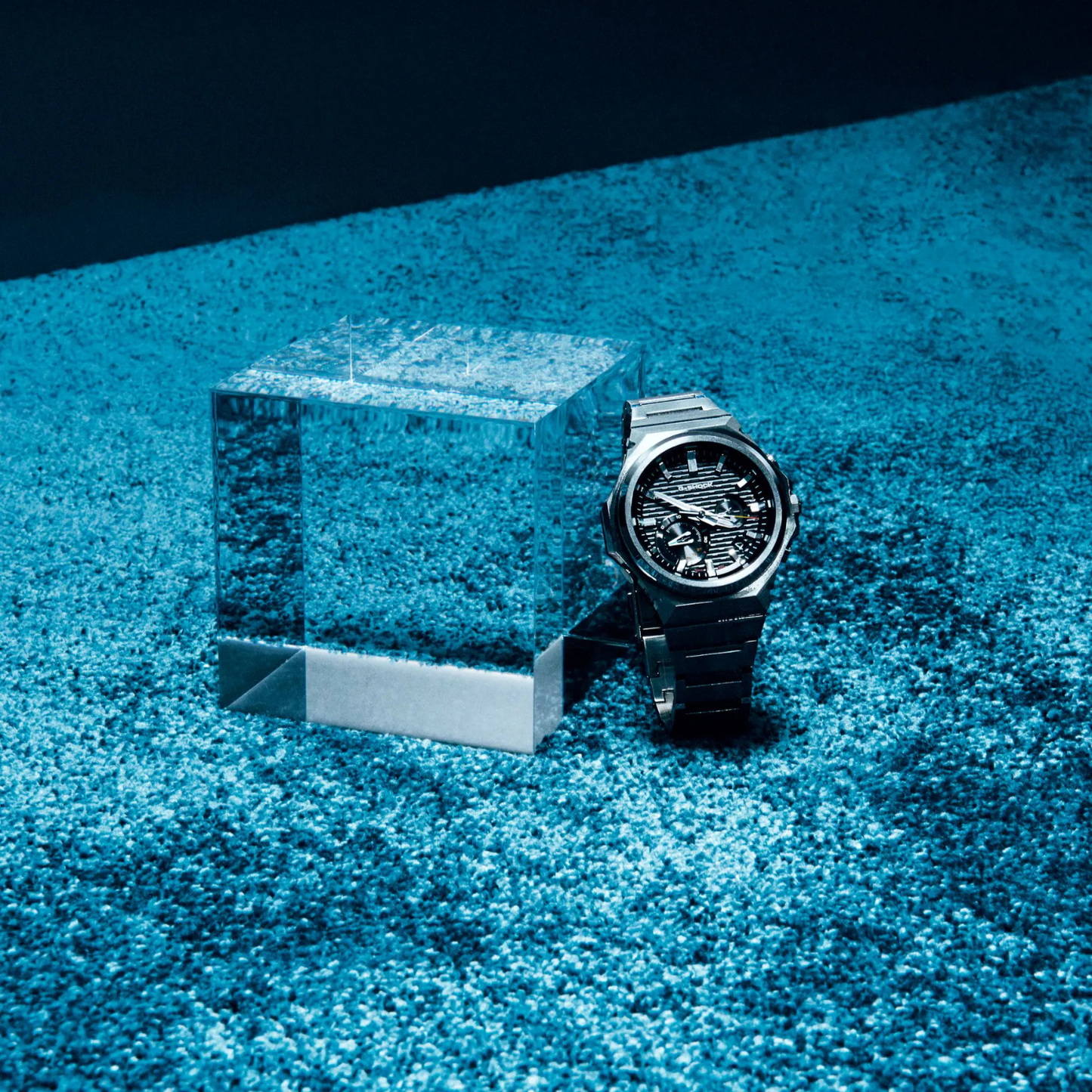 Reloj Análogo Casual Plateado de Hombre