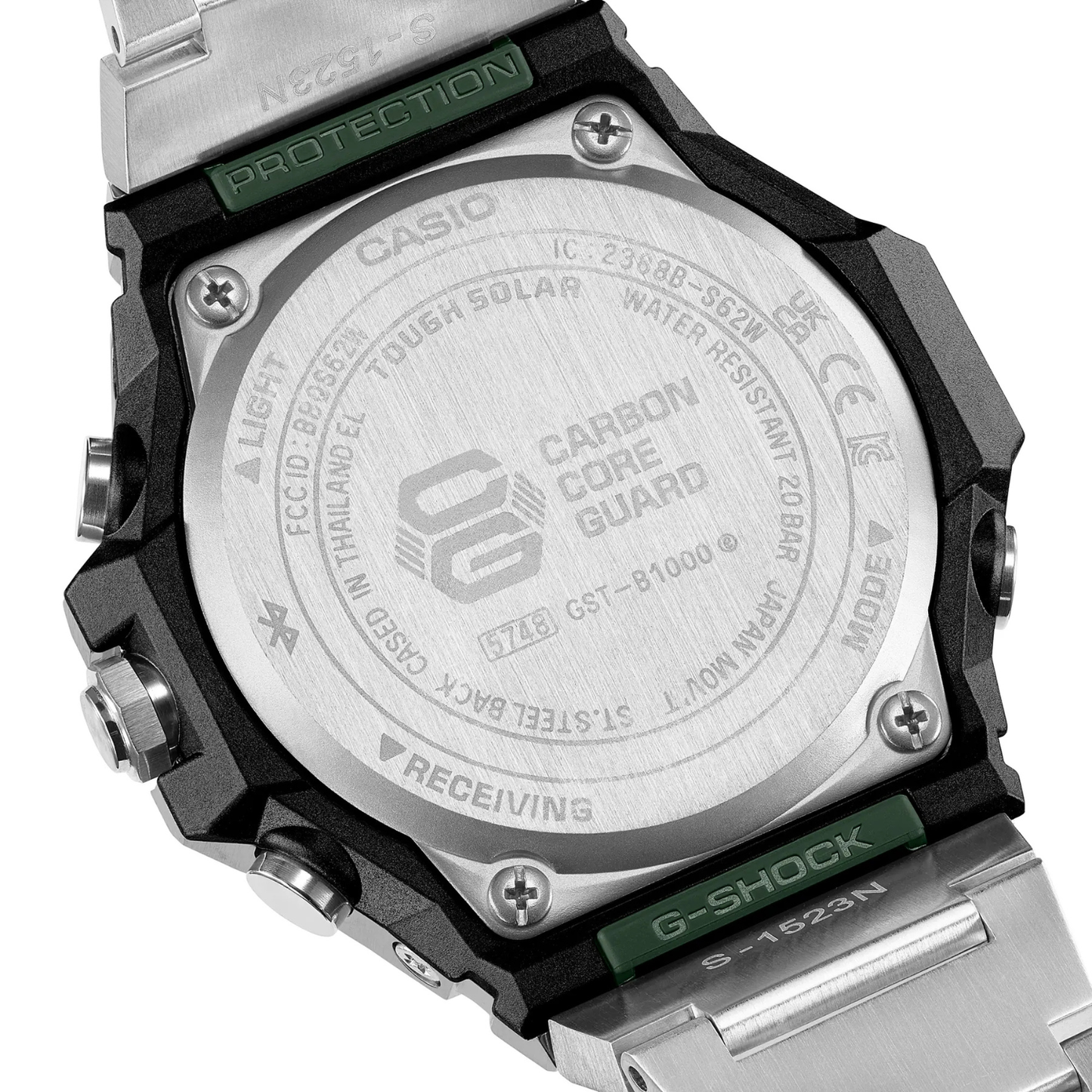 Reloj Análogo Casual Plateado de Hombre