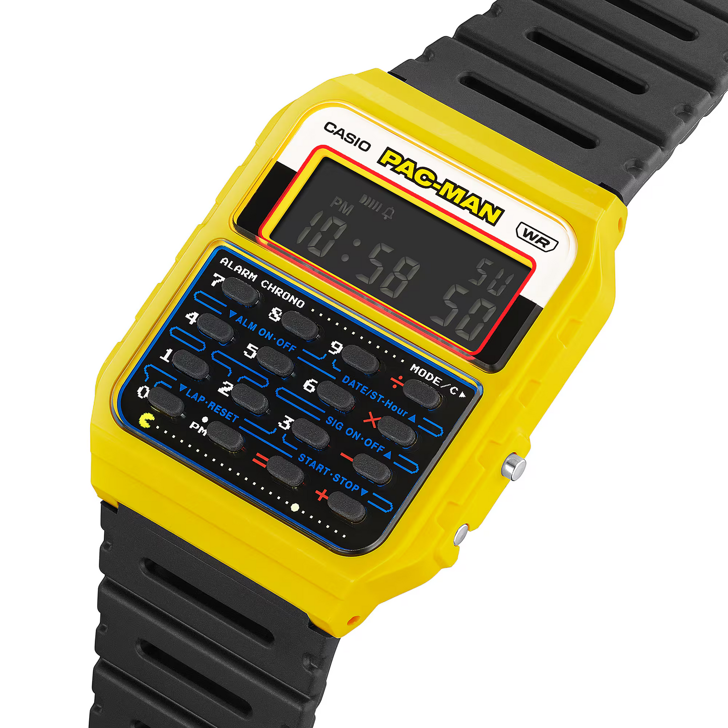 Reloj Digital Vintage PAC-MAN Juvenil Amarillo de Hombre