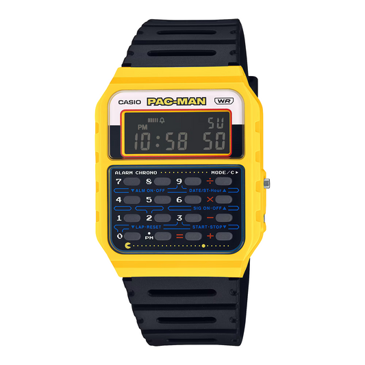 Reloj Digital Vintage PAC-MAN Juvenil Amarillo de Hombre