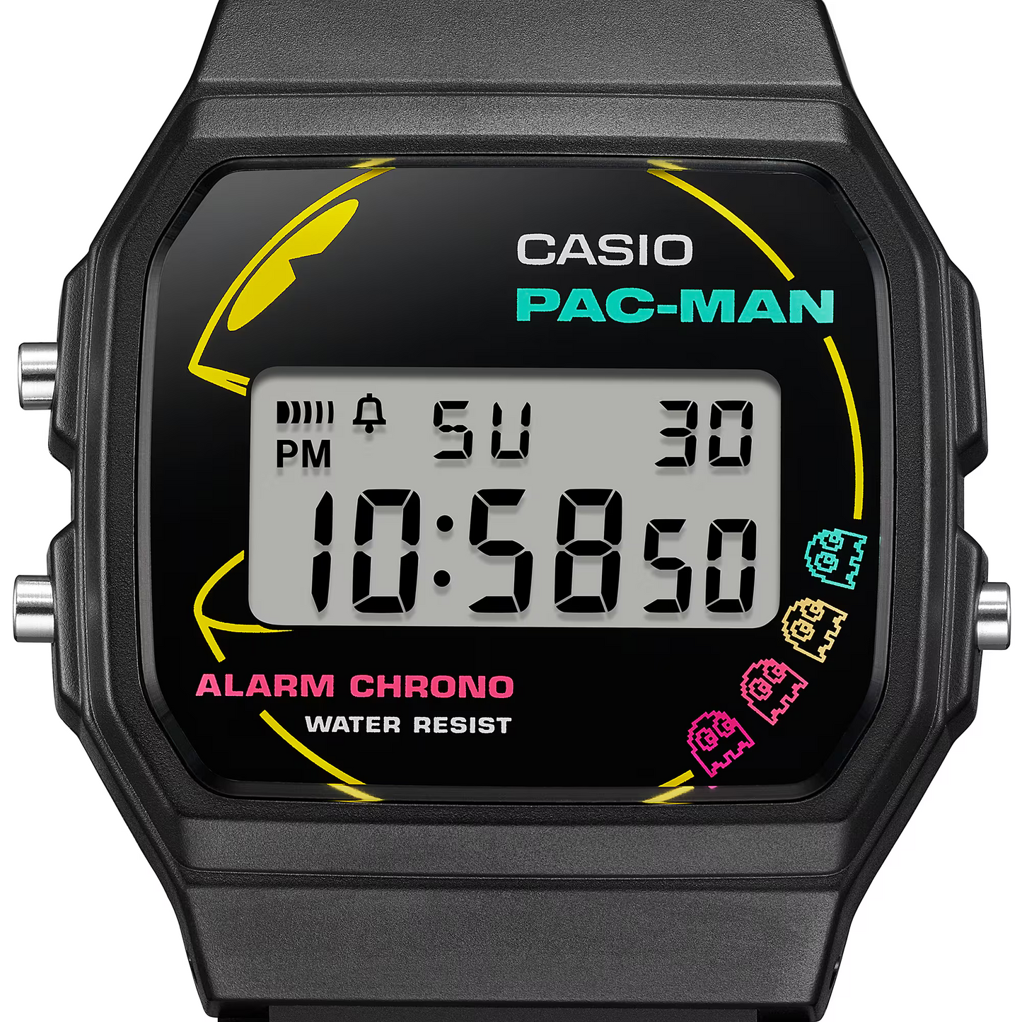 Reloj Digital Digital Vintage Edición PAC-MAN Juvenil Negro de Hombre