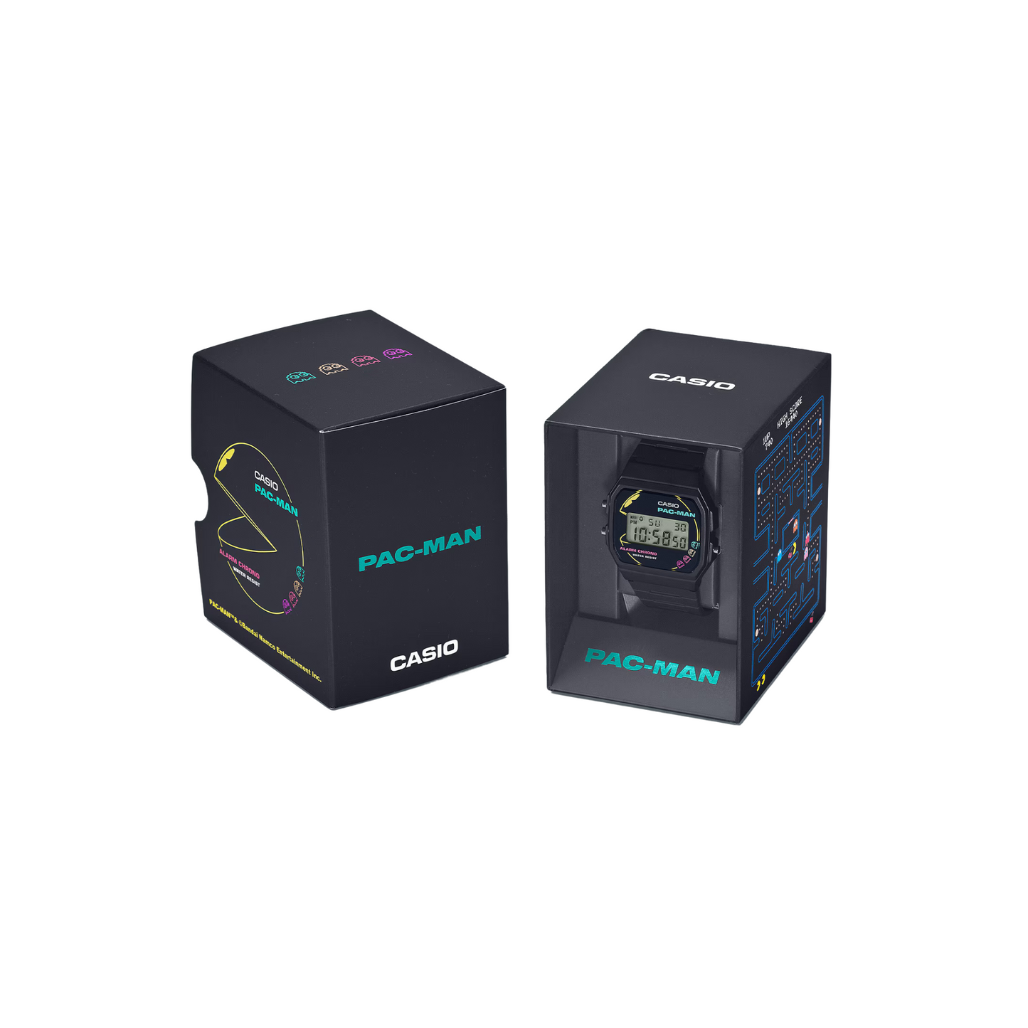 Reloj Digital Digital Vintage Edición PAC-MAN Juvenil Negro de Hombre