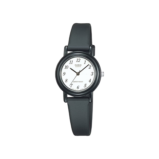 Reloj Análogo Casual Negro de Mujer