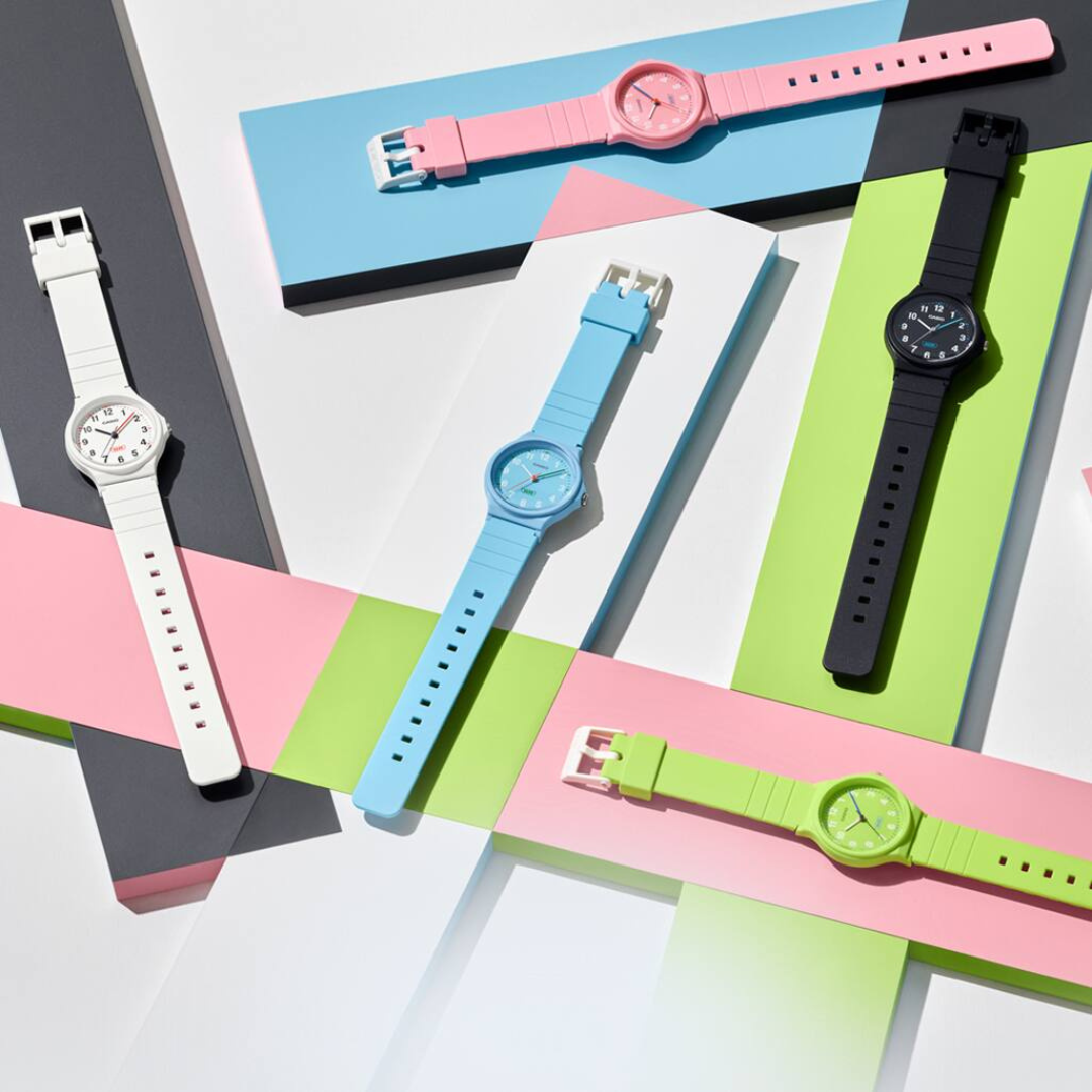 Reloj Análogo Juvenil Rosado de Mujer