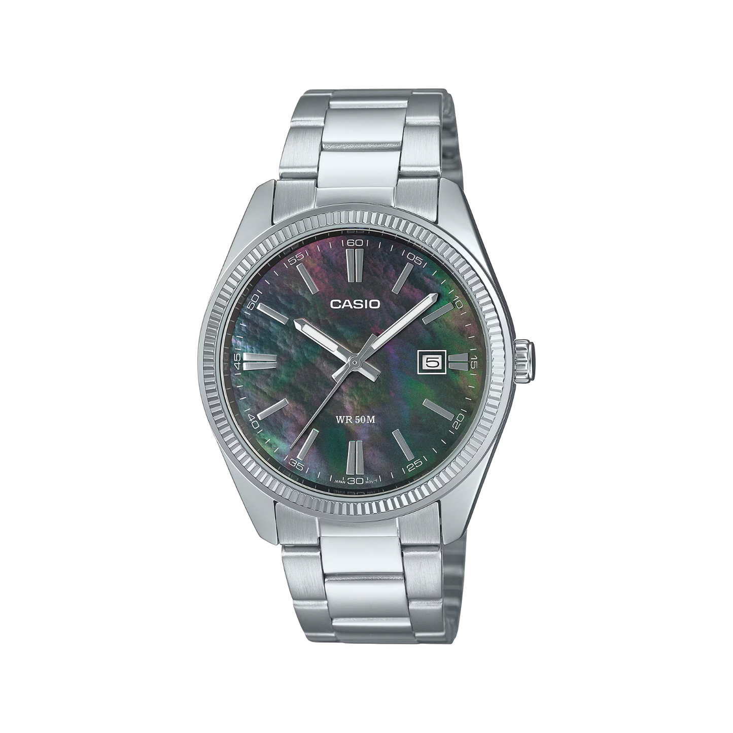 Reloj Análogo Ejecutivo Plateado de Hombre