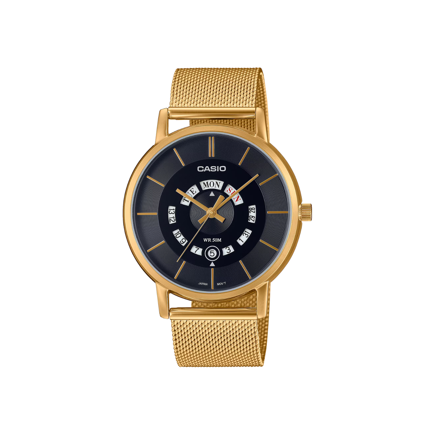 Reloj Análogo Casual Dorado de Hombre