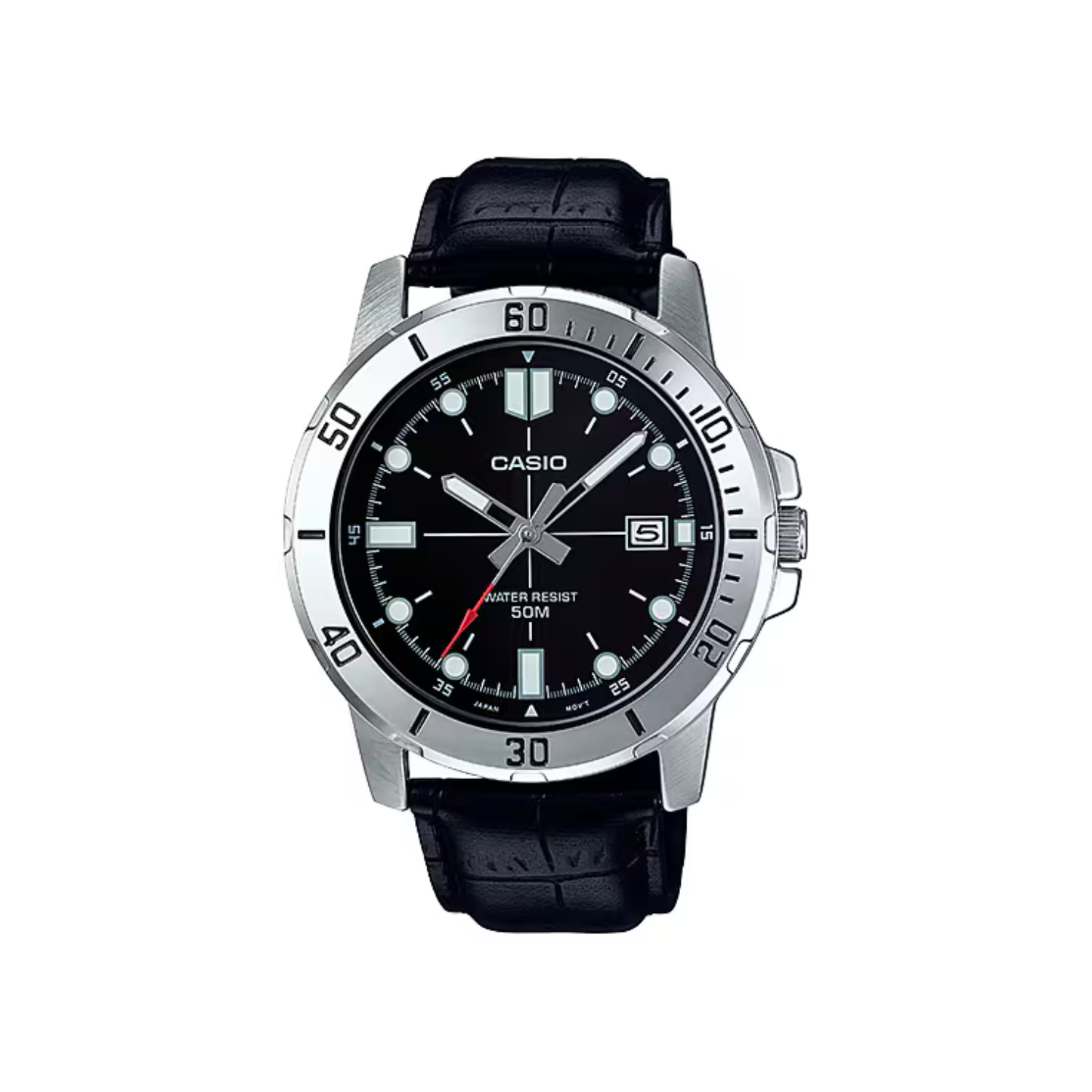 Reloj Análogo Deportivo Plateado de Hombre