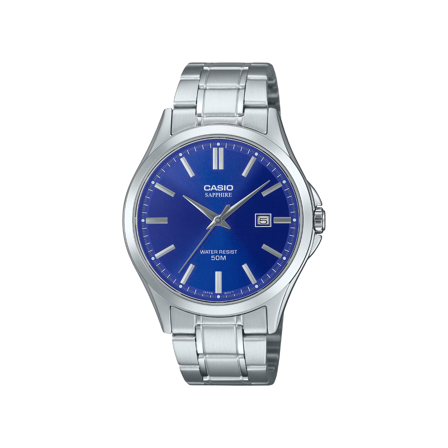 Reloj Análogo Ejecutivo Plateado de Hombre