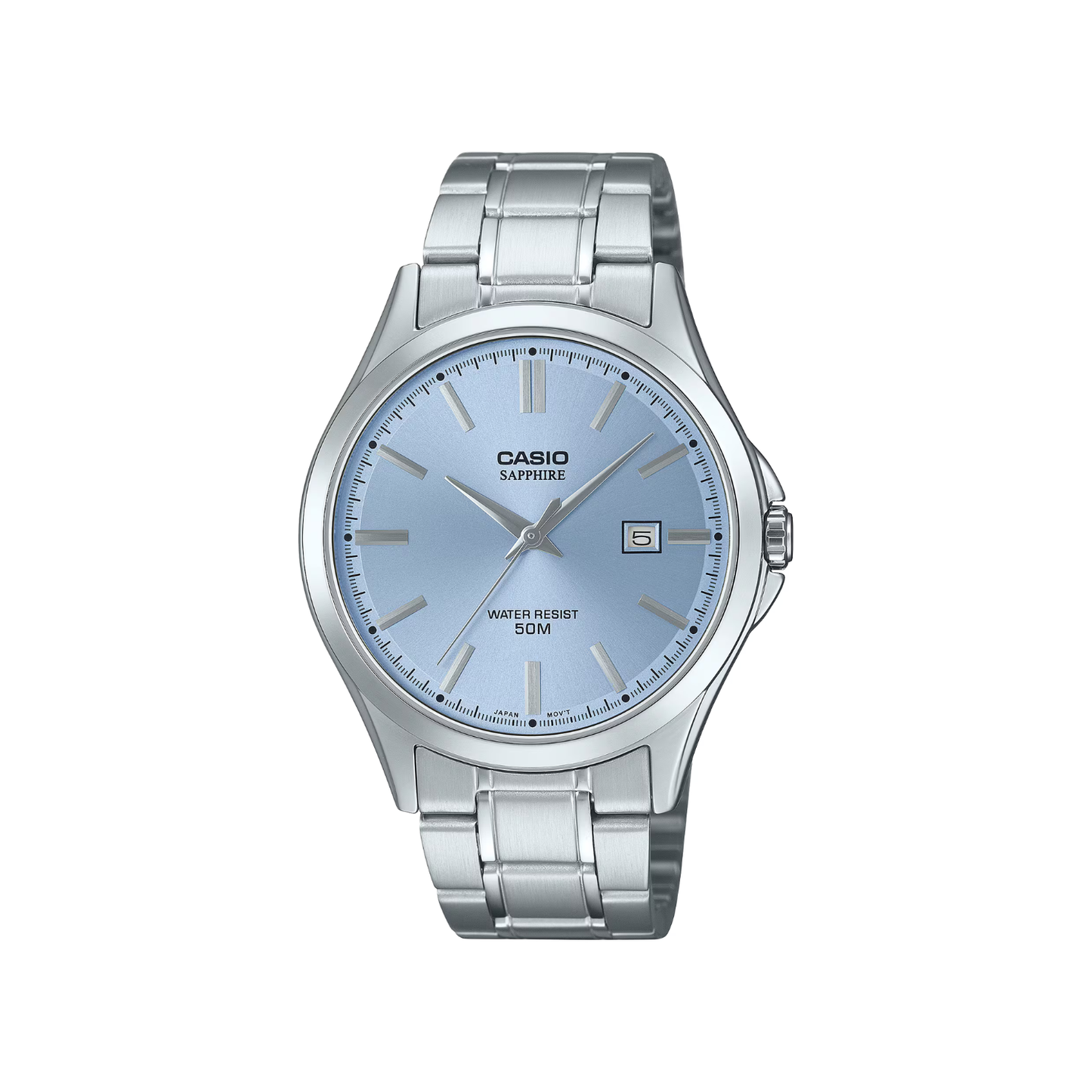 Reloj Análogo Ejecutivo Plateado de Hombre