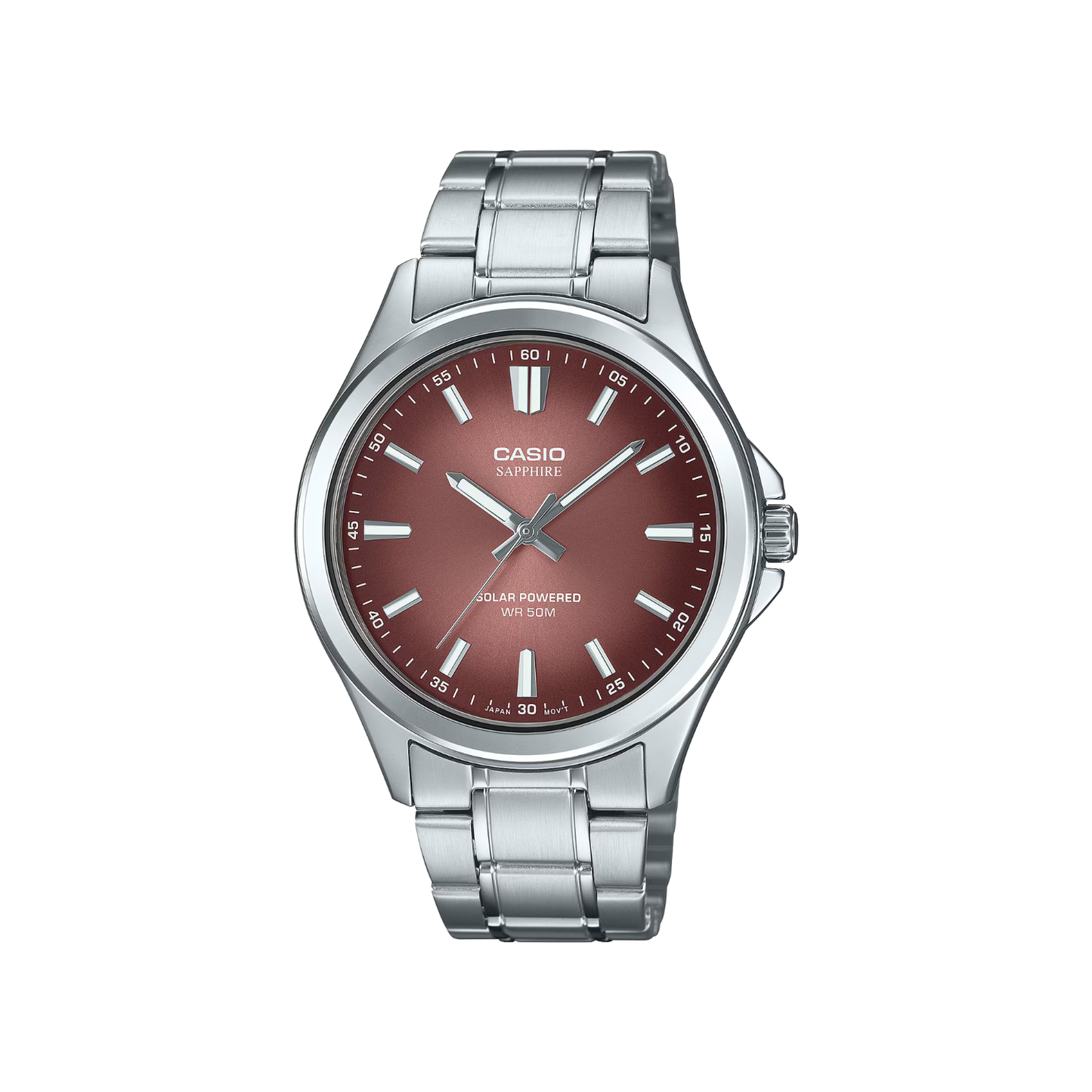 Reloj Análogo Ejecutivo Plateado de Hombre