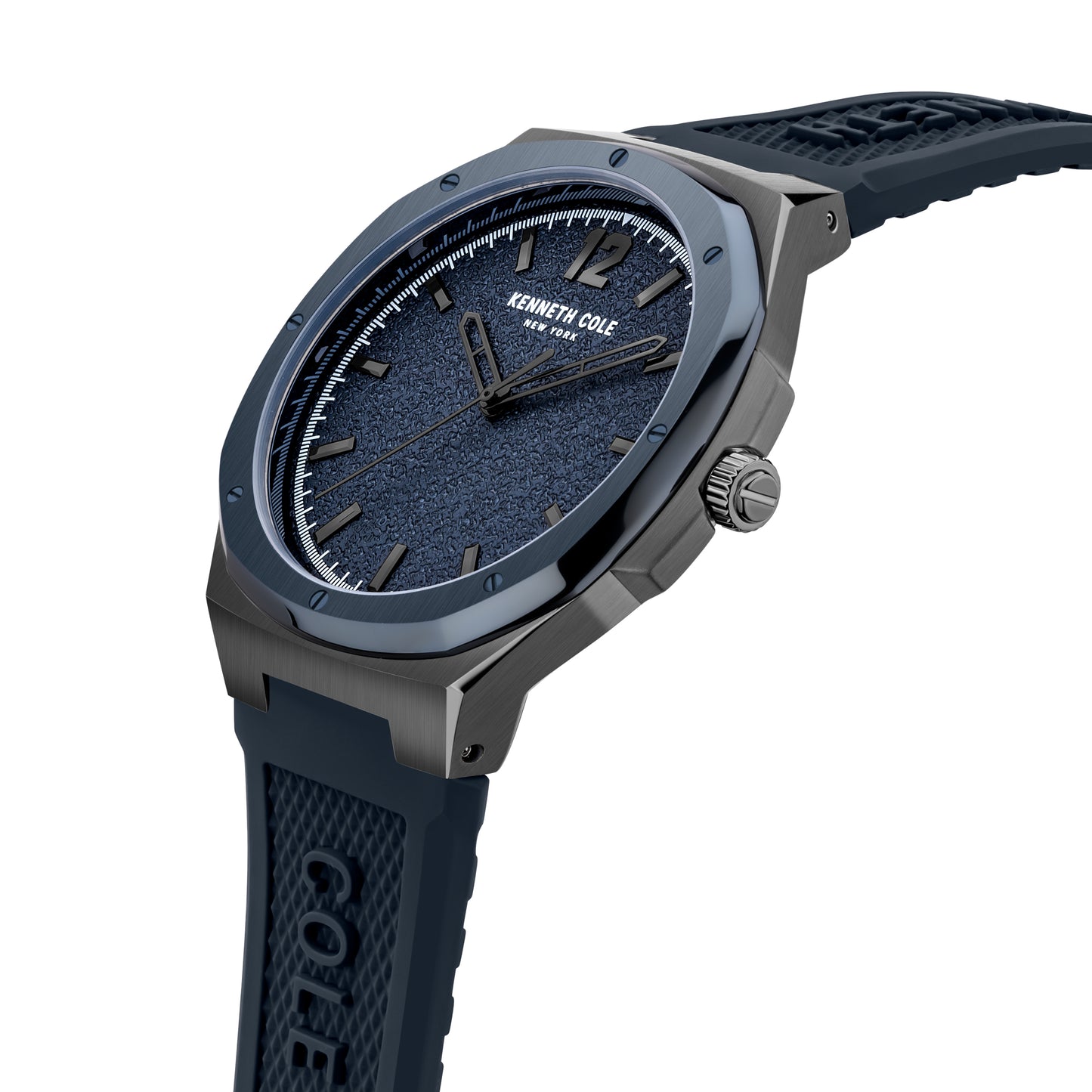 Reloj Análogo Gunmetal Luxury Azul de Hombre