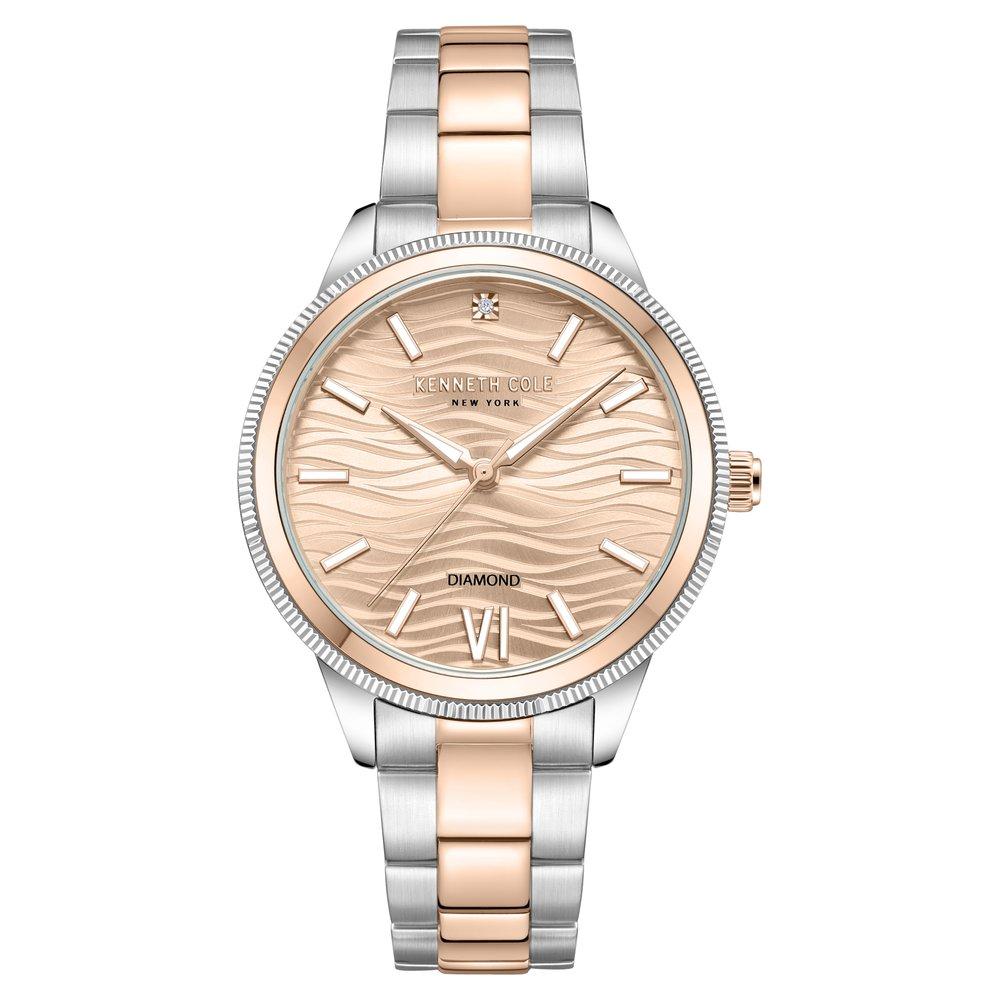 Reloj Kenneth Cole NY Oro Rosa Análogo de Mujer