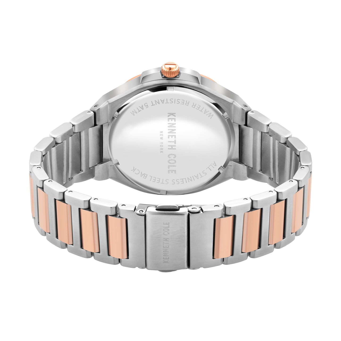 Reloj Análogo Multifunción Ejecutivo Plateado de Mujer