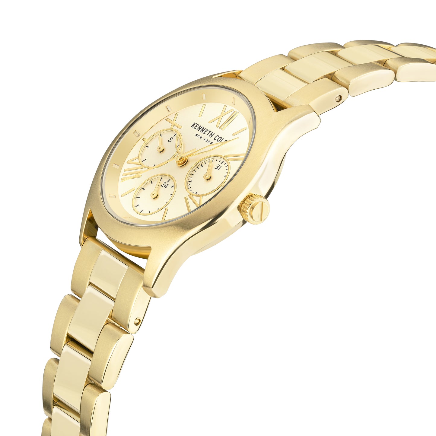 Reloj Análogo Dorado Ejecutivo Dorado de Mujer