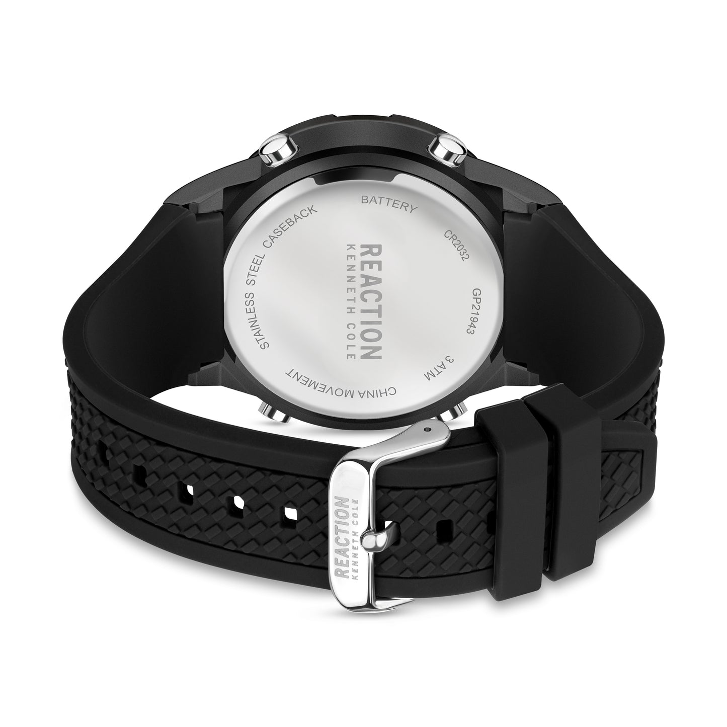 Reloj Digital Metal Sport Negro de Hombre
