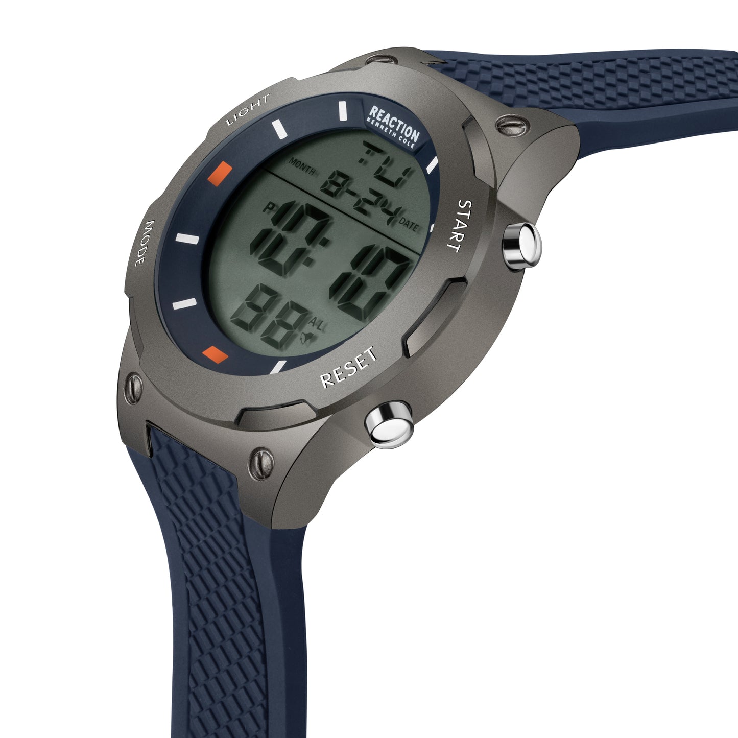 Reloj Digital Gunmetal Sport Azul de Hombre
