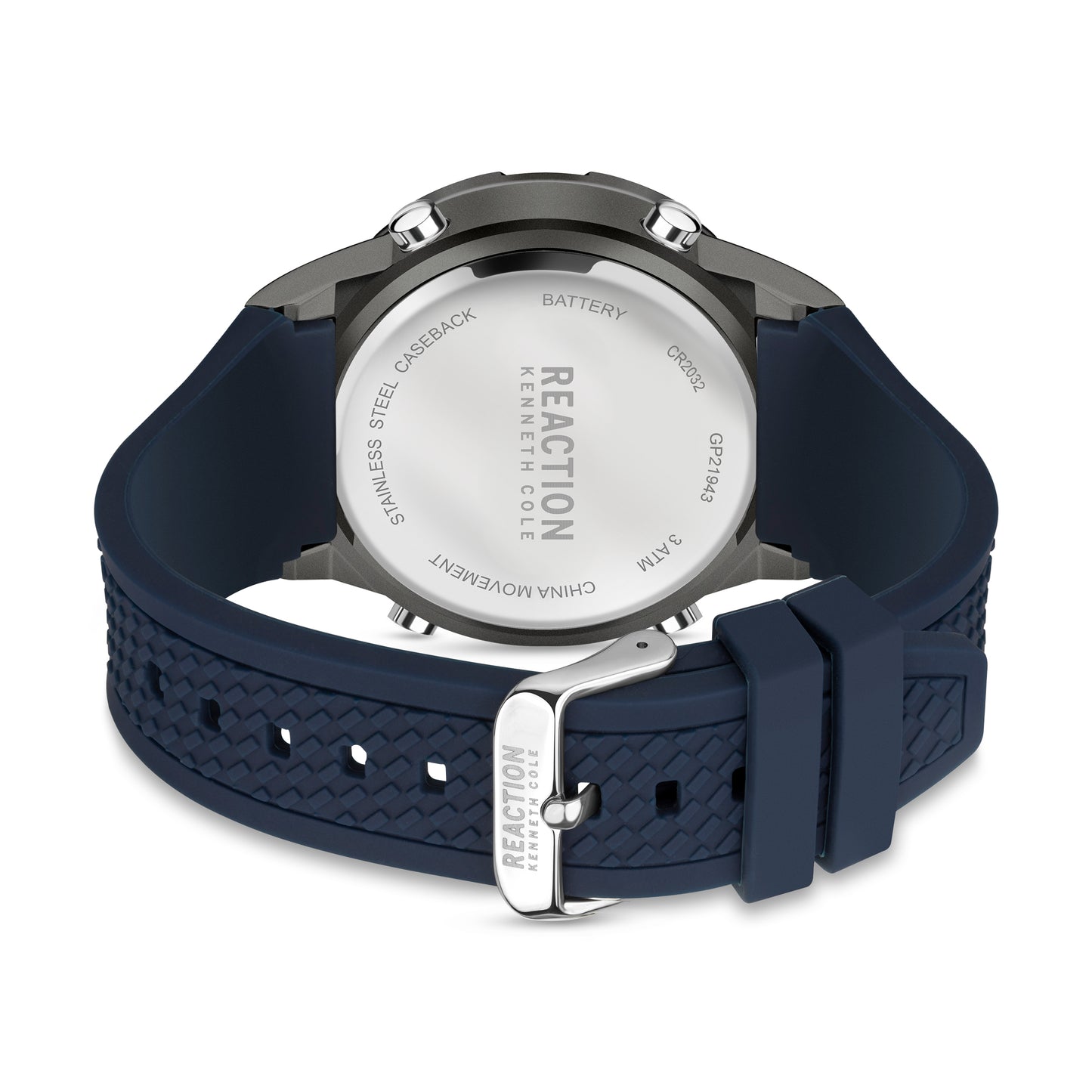 Reloj Digital Gunmetal Sport Azul de Hombre