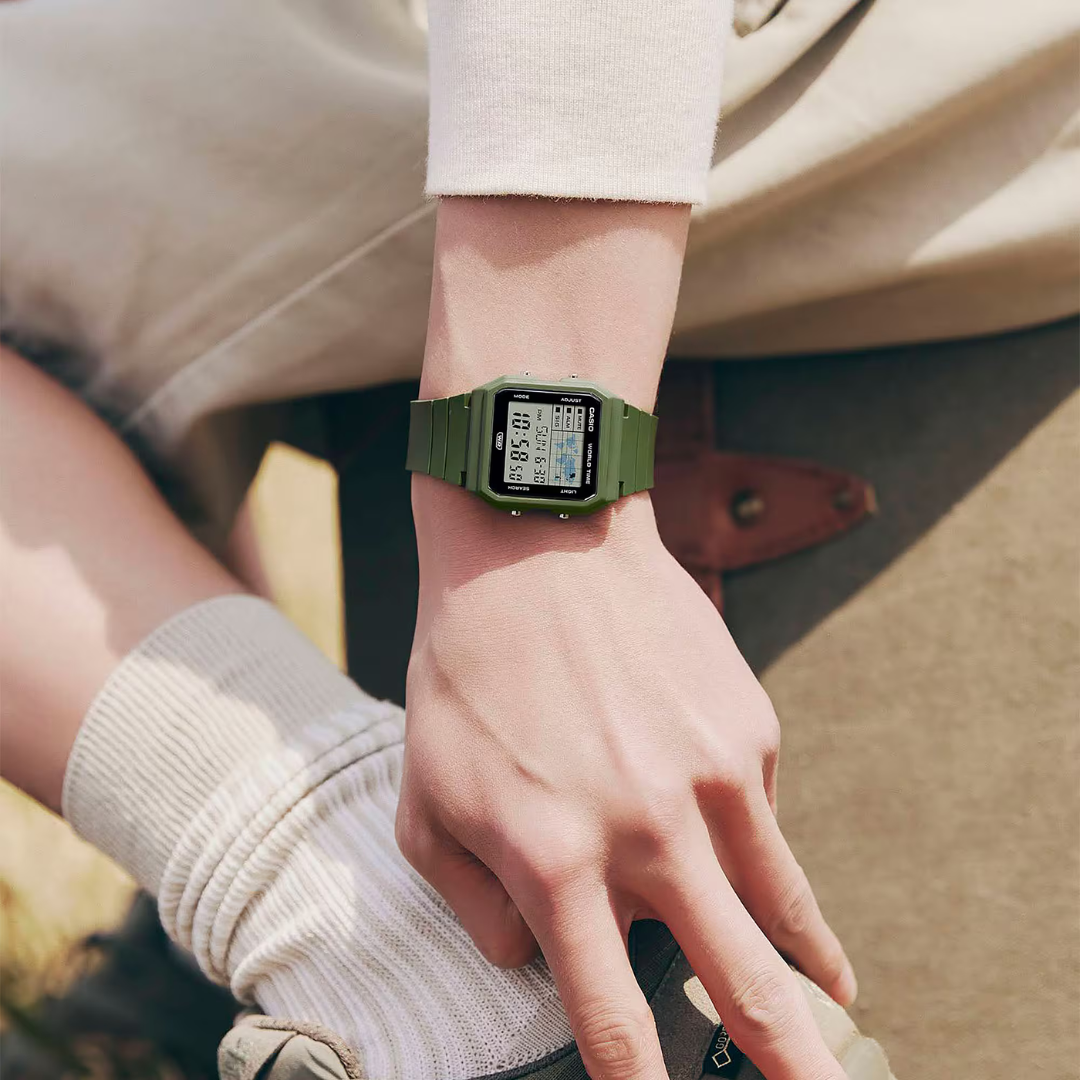 Reloj Digital Casual Verde Unisex