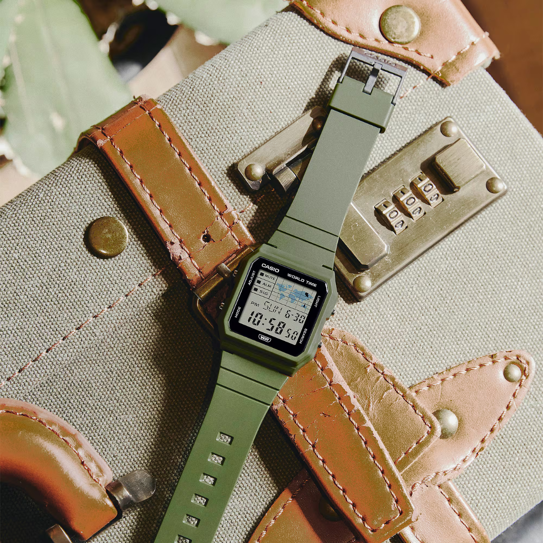 Reloj Digital Casual Verde Unisex