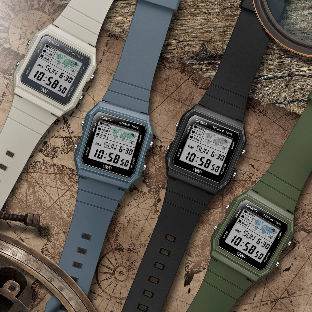 Reloj Digital Casual Verde Unisex