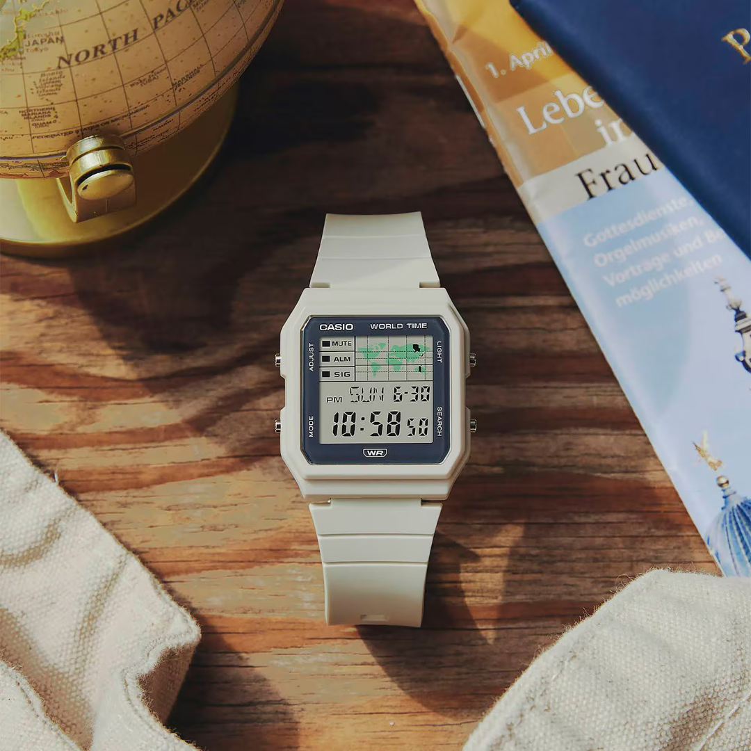 Reloj Digital Casual Blanco Unisex